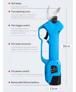 Battery Garden Pruning Shears 16.8V large capacity rechargeable battery SC-8603 28mm