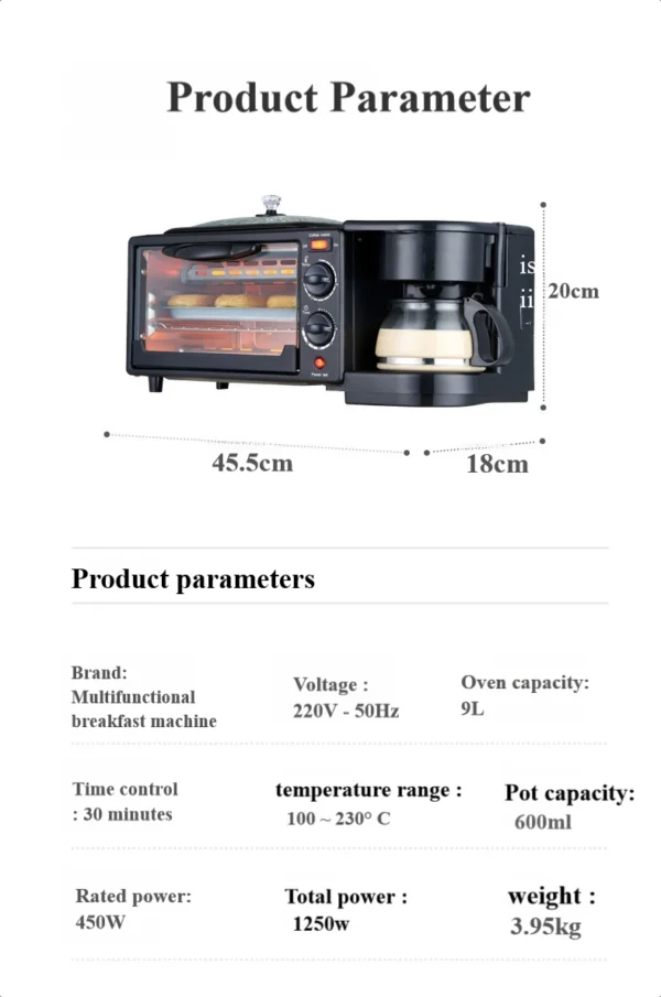 Breakfast Maker Machine