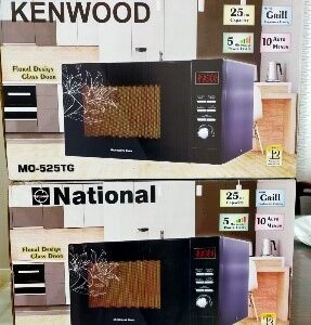 Kenwood Floral Glassdoor Design MO-525TG 25liter capacity Grill