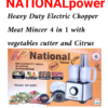 National Power Citric 4in1, Model: NP-228C, Big capacity bowl, Slicing, Shredding