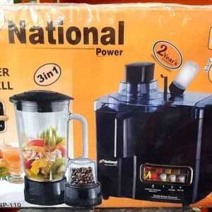 National Power Juicer Blender Dry Mill, 100% copper, 3in1, Model NP-110